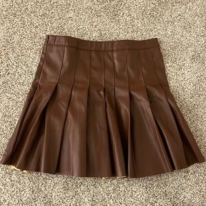 Pleather skirt